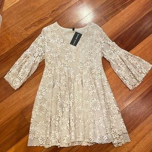 White lace dress